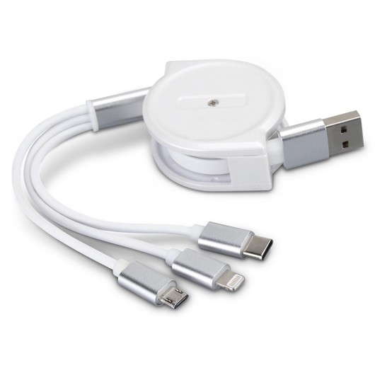 Retractable Charging Cables Back